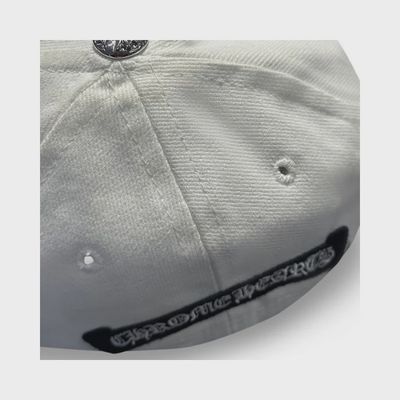 CHROME HEARTS DENIM HORSESHOE HAT "WHITE"