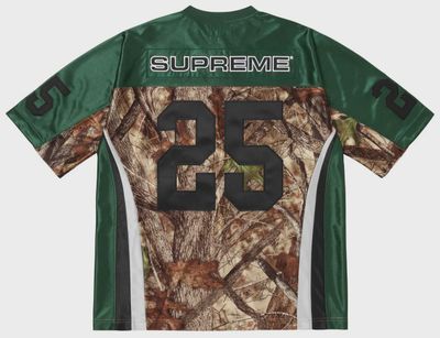 SUPREME BREAST CANCER AWARENESS FOOTBALL JERSEY "GREEN"