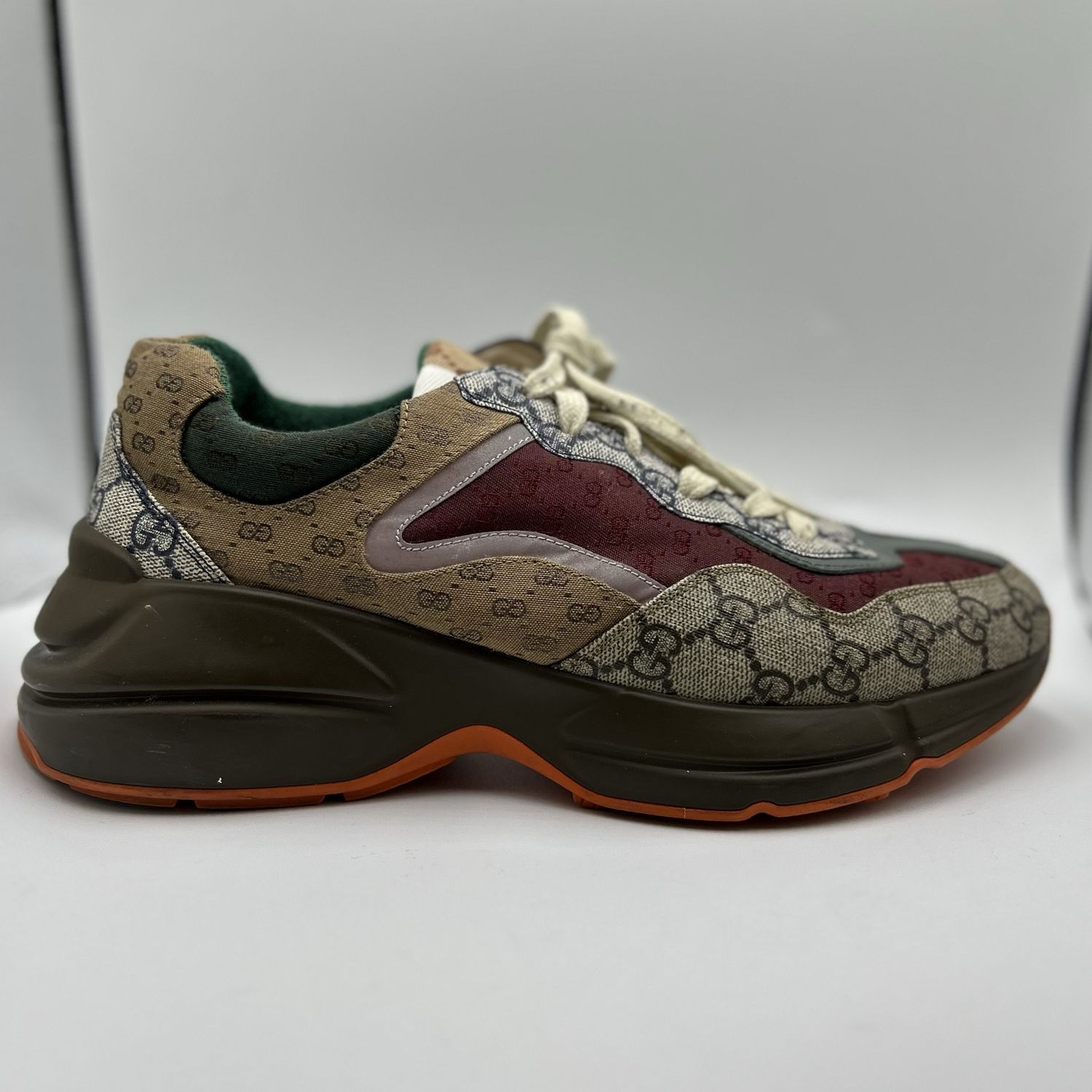 GUCCI RHYTON “BRICK RED” SZ 8