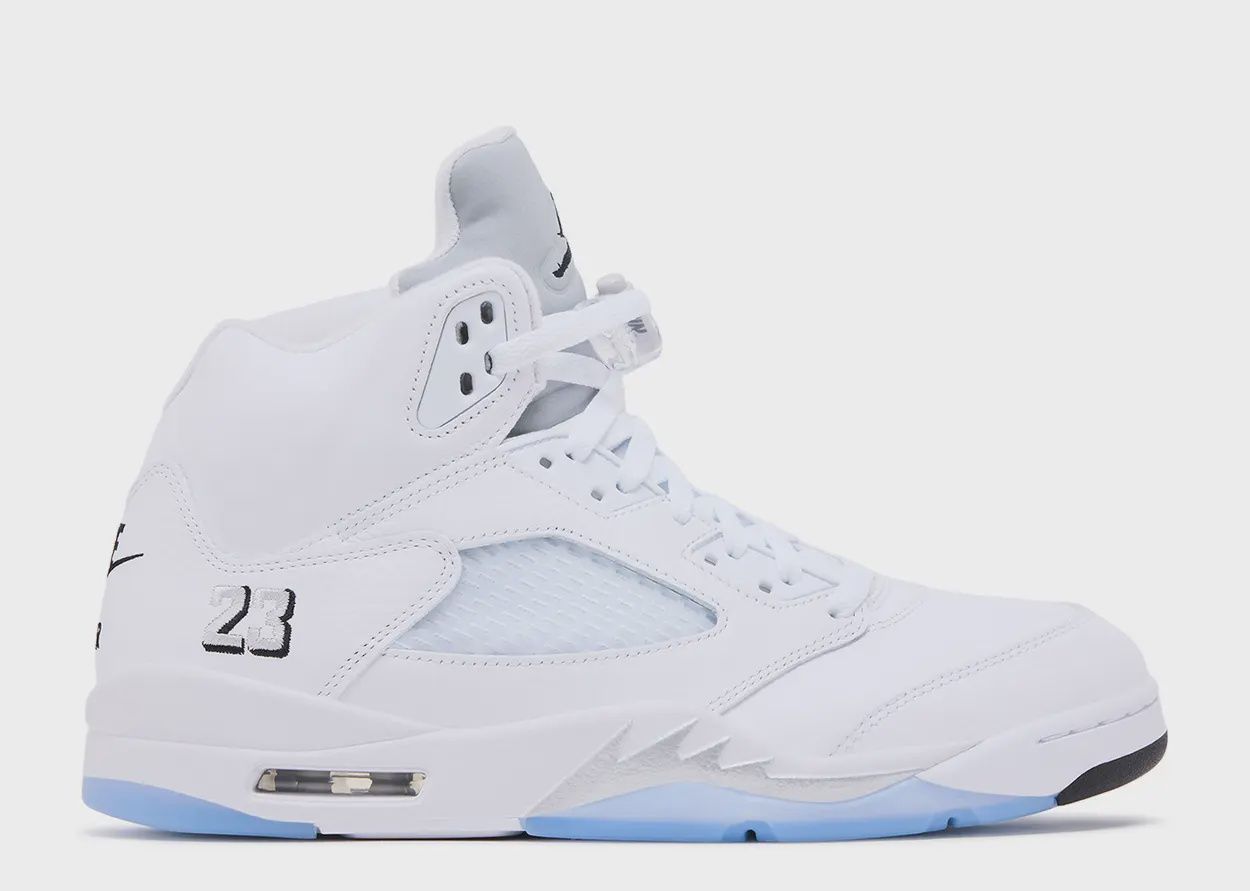 JORDAN 5 "WHITE METALLIC" 2026