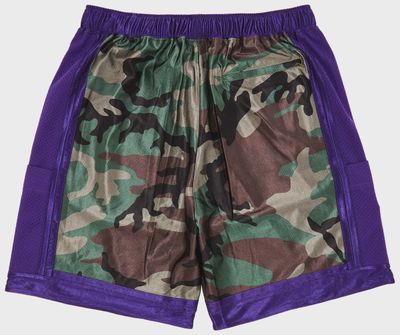 SUPREME SIDE POCKET BASKETBALL SHORT "WOODLAND CAMO"