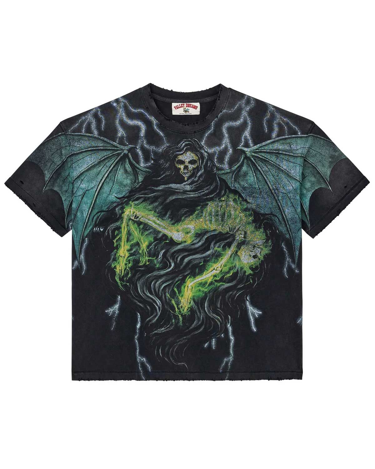 VALE FOREVER GRIM BIG TEE BLACK