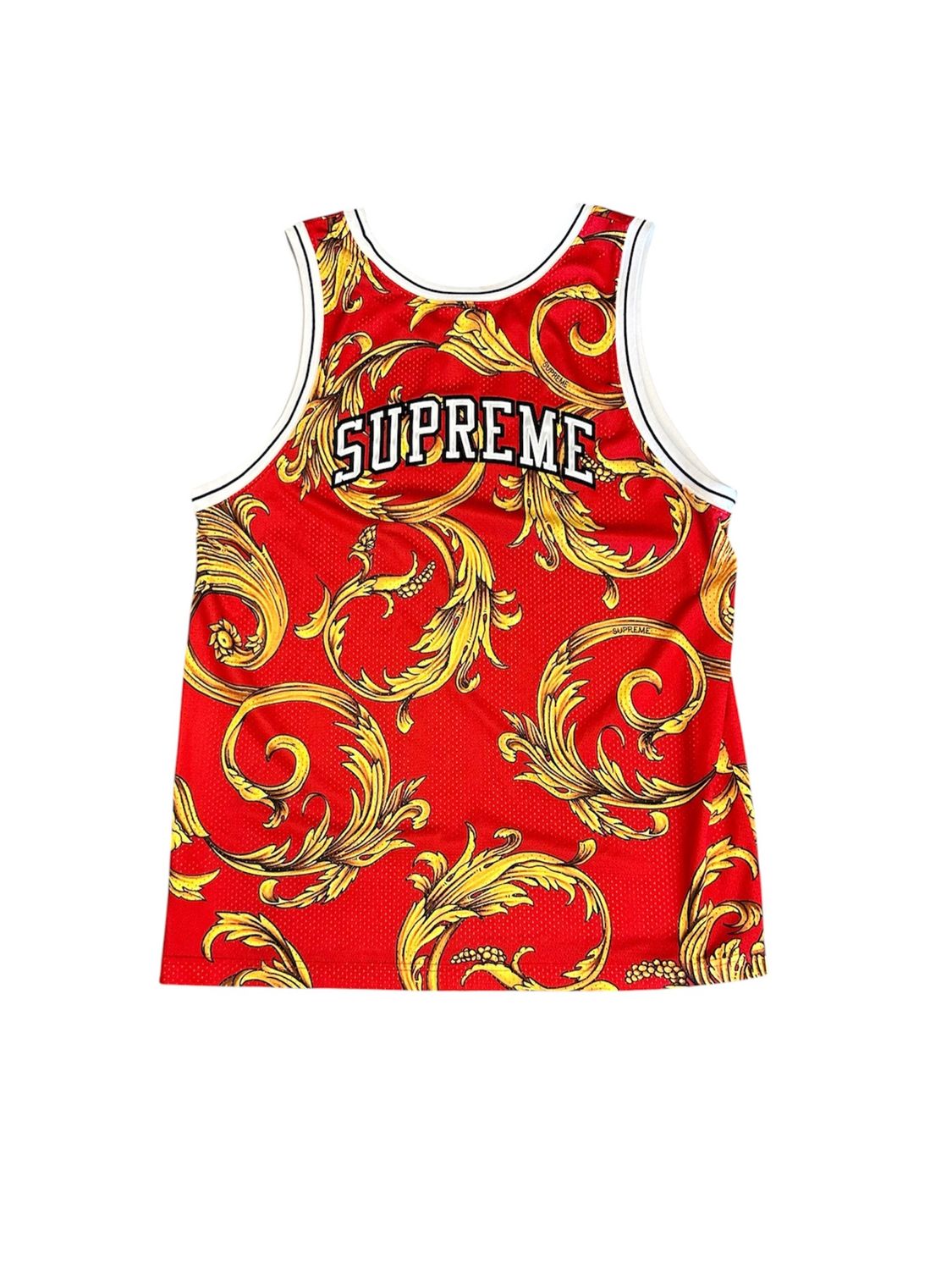 SUPREME X NIKE BASKETBALL JERSEY “RED”