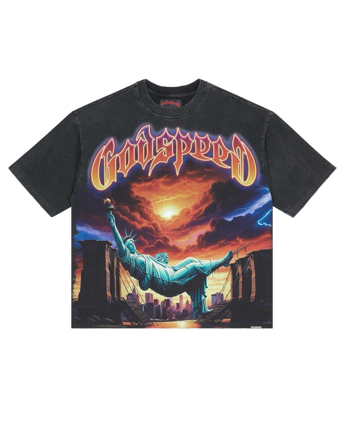 GODSPEED BURNT BRIDGES TEE BLACK