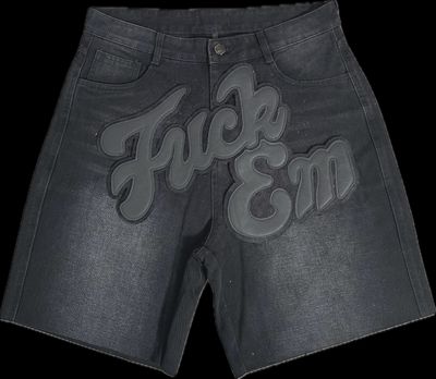 FUCK EM JORTS BLACK