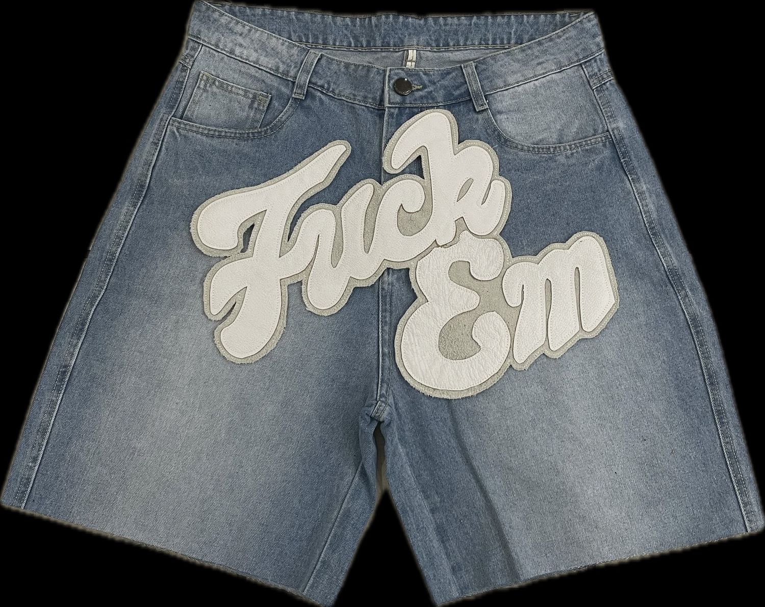 FUCK EM JORTS BLUE/WHITE