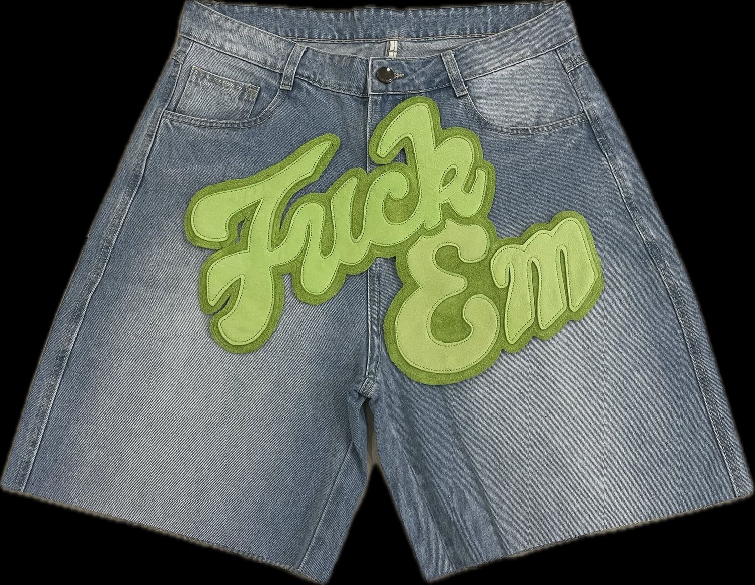 FUCK EM JORTS BLUE/GREEN
