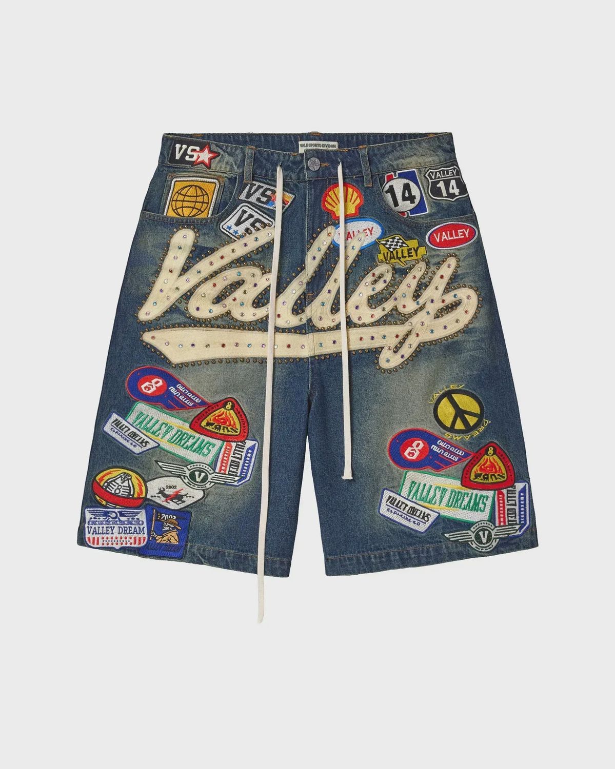 VALE FOREVER 1980S BLUE JORTS