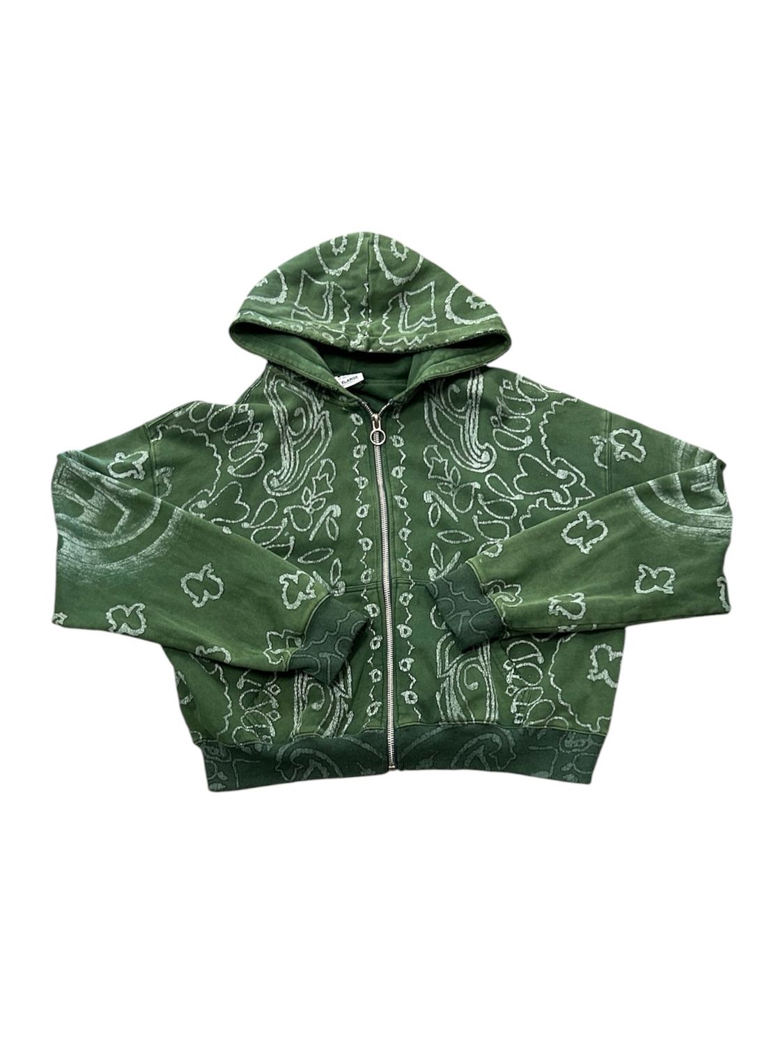 VALE FOREVER GREEN FLAG ZIP UP (PREOWNED)