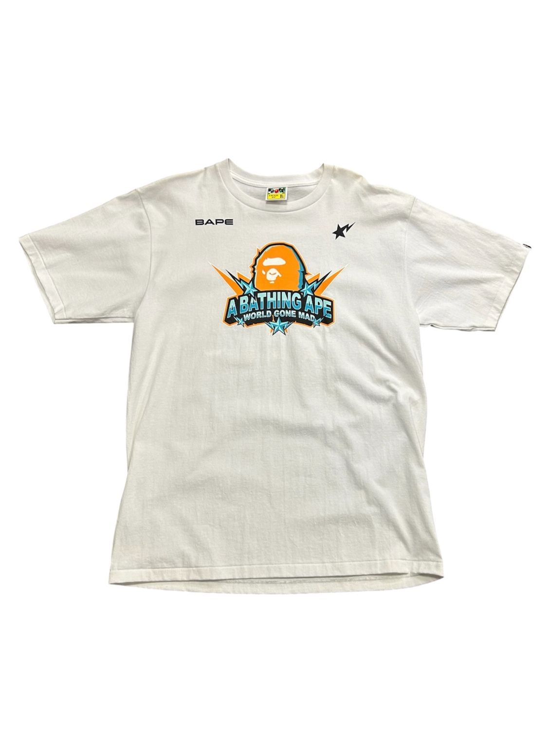BAPE TEAM LOGO WHITE