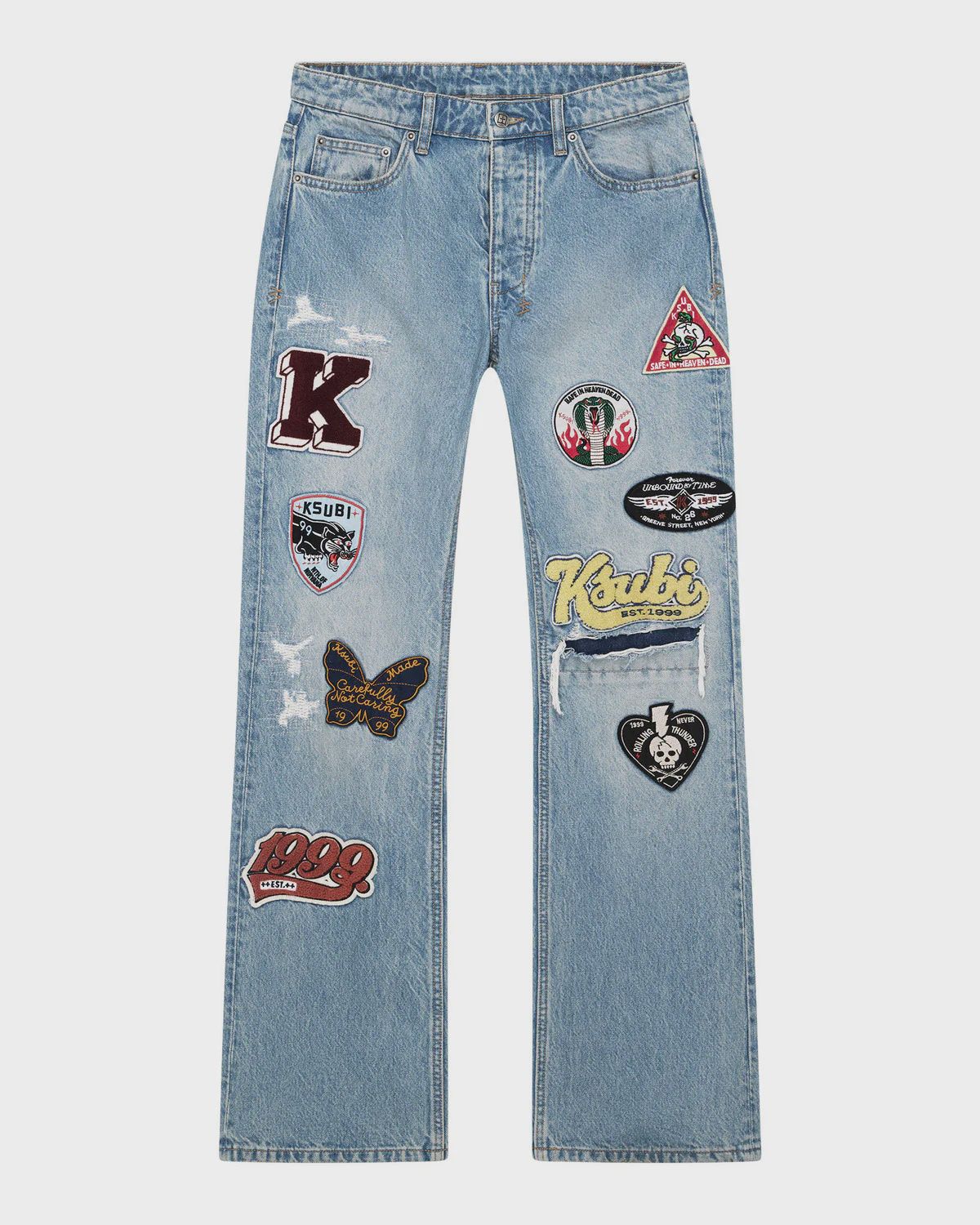 KSUBI MEN'S JEANS BRONCO TRUE PATCHED