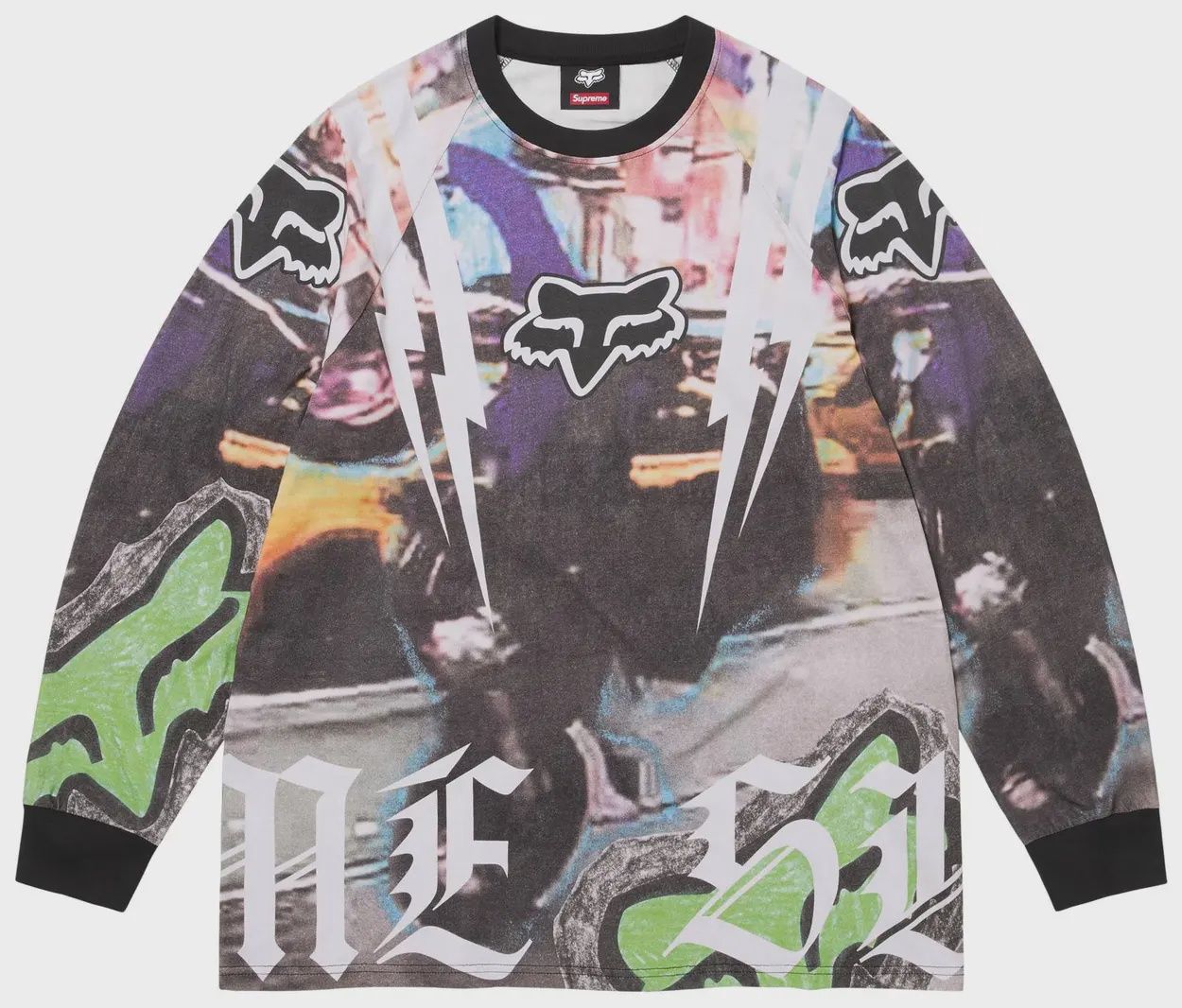 SUPREME X FOX RACING L/S TOP "MULTICOLOR"