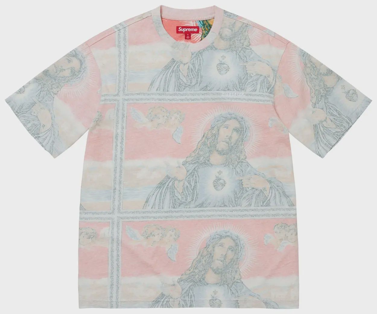 SUPREME JESUS SHORT SLEEVE TOP "MULTICOLOR"