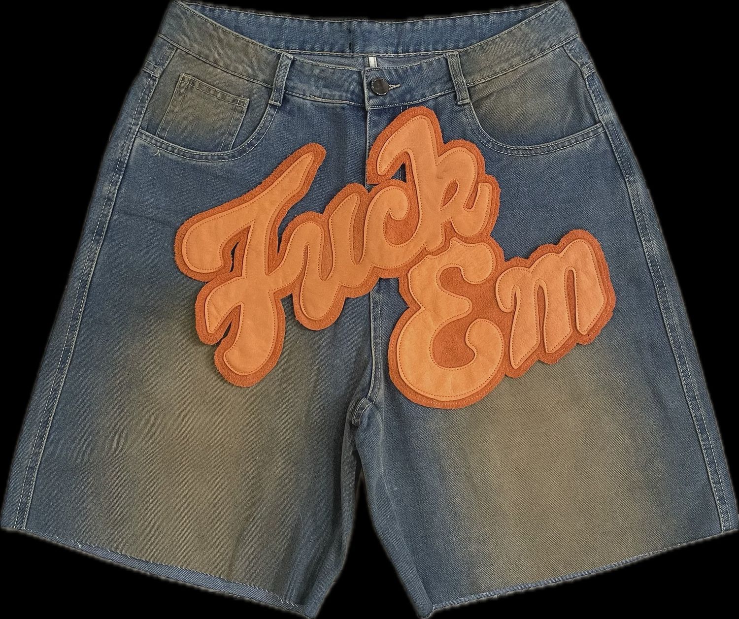 FUCK EM JORTS DIRTY BLUE/ORANGE