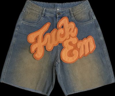 FUCK EM JORTS DIRTY BLUE/ORANGE