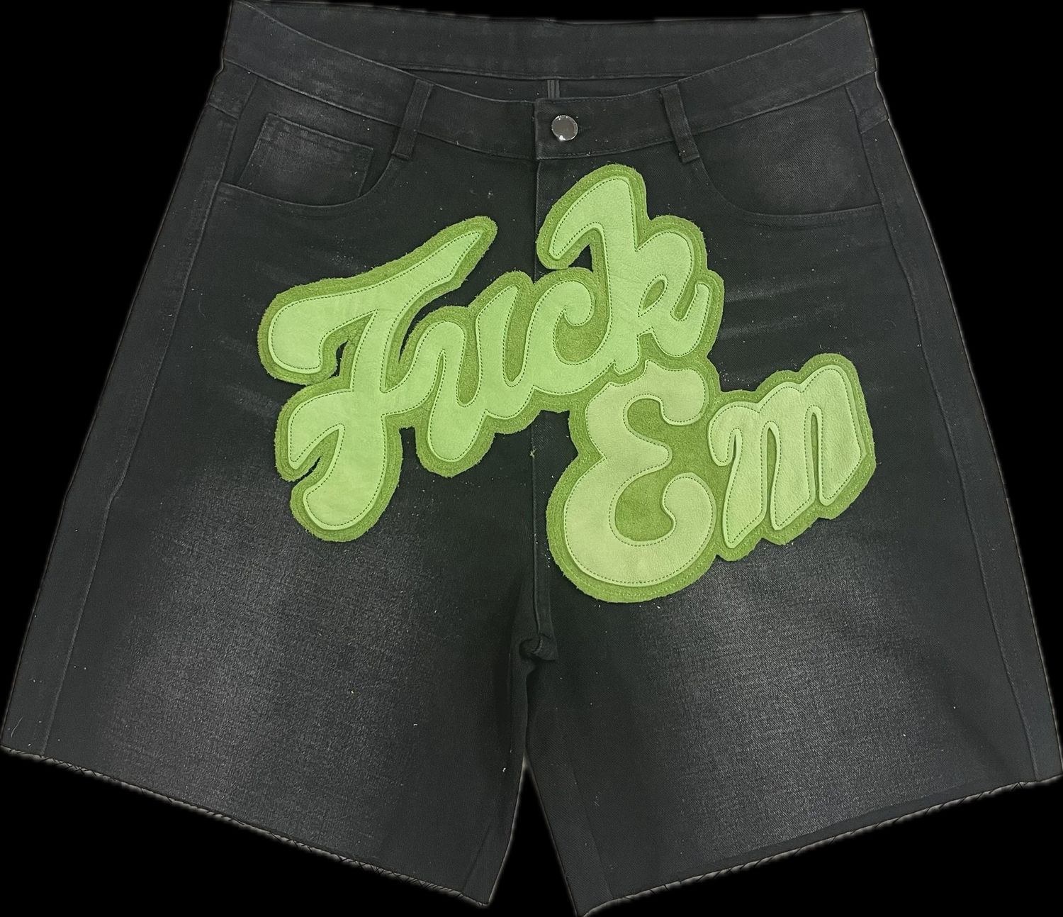 FUCK EM JORTS BLACK/GREEN