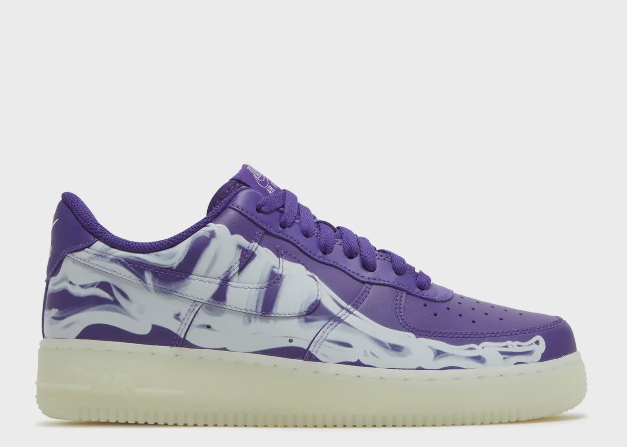 NIKE AIR FORCE 1 LOW "PURPLE SKELETON"