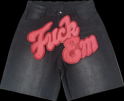FUCK EM JORTS BLACK/RED
