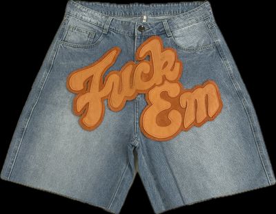 FUCK EM JORTS BLUE/ORANGE