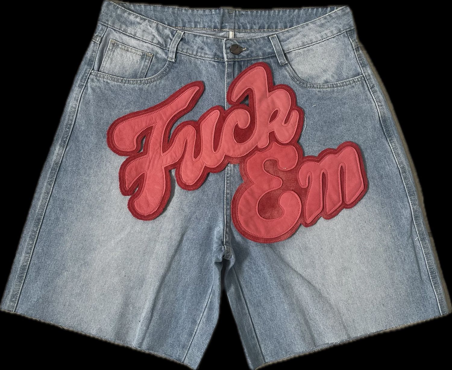 FUCK EM JORTS BLUE/RED