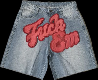 FUCK EM JORTS BLUE/RED