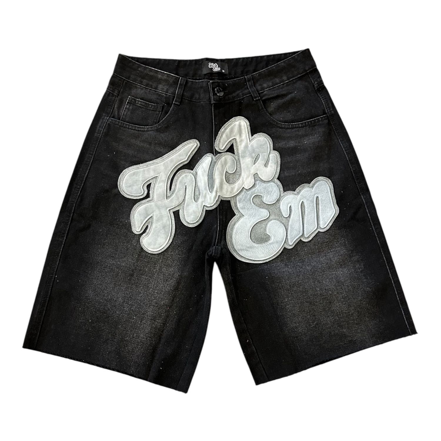 FUCK EM JORTS BLACK/GREY