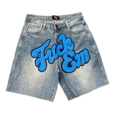 FUCK EM JORTS BLUE/LIGHT BLUE