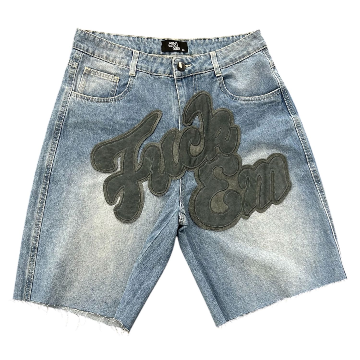 FUCK EM JORTS BLUE/DARK GREY