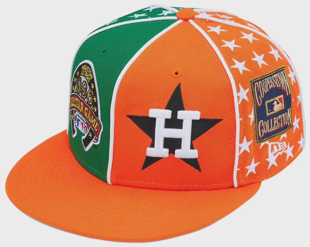 SUPREME X MITCHELL &amp; NESS TEAMS NEW ERA "ORANGE"