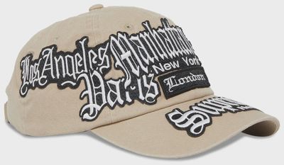SUPREME CITY PATCHES 6-PANEL "KHAKI"