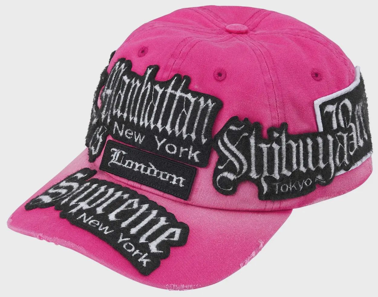SUPREME CITY PATCHES 6-PANEL "MAGENTA"