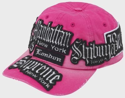 SUPREME CITY PATCHES 6-PANEL "MAGENTA"