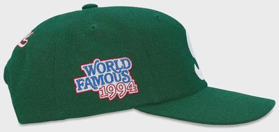 SUPREME WORLD FAMOUS S LOGO 6-PANEL "GREEN"