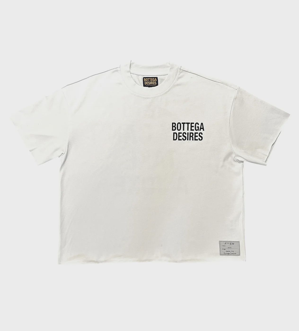 BOTTEGA DESIRES F*** EM TEE WHITE
