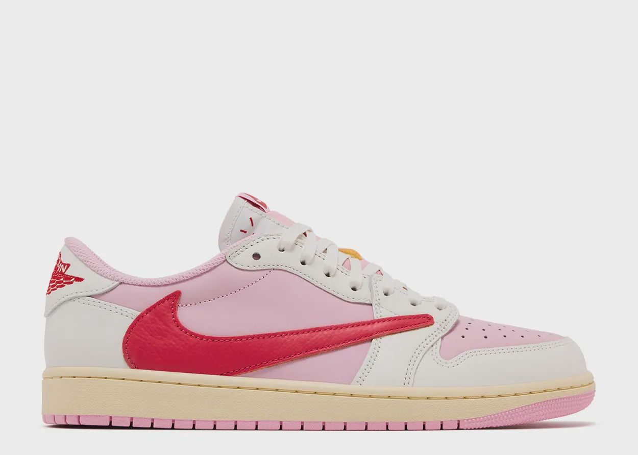 JORDAN 1 LOW X TRAVIS SCOTT "TROPICAL PINK"