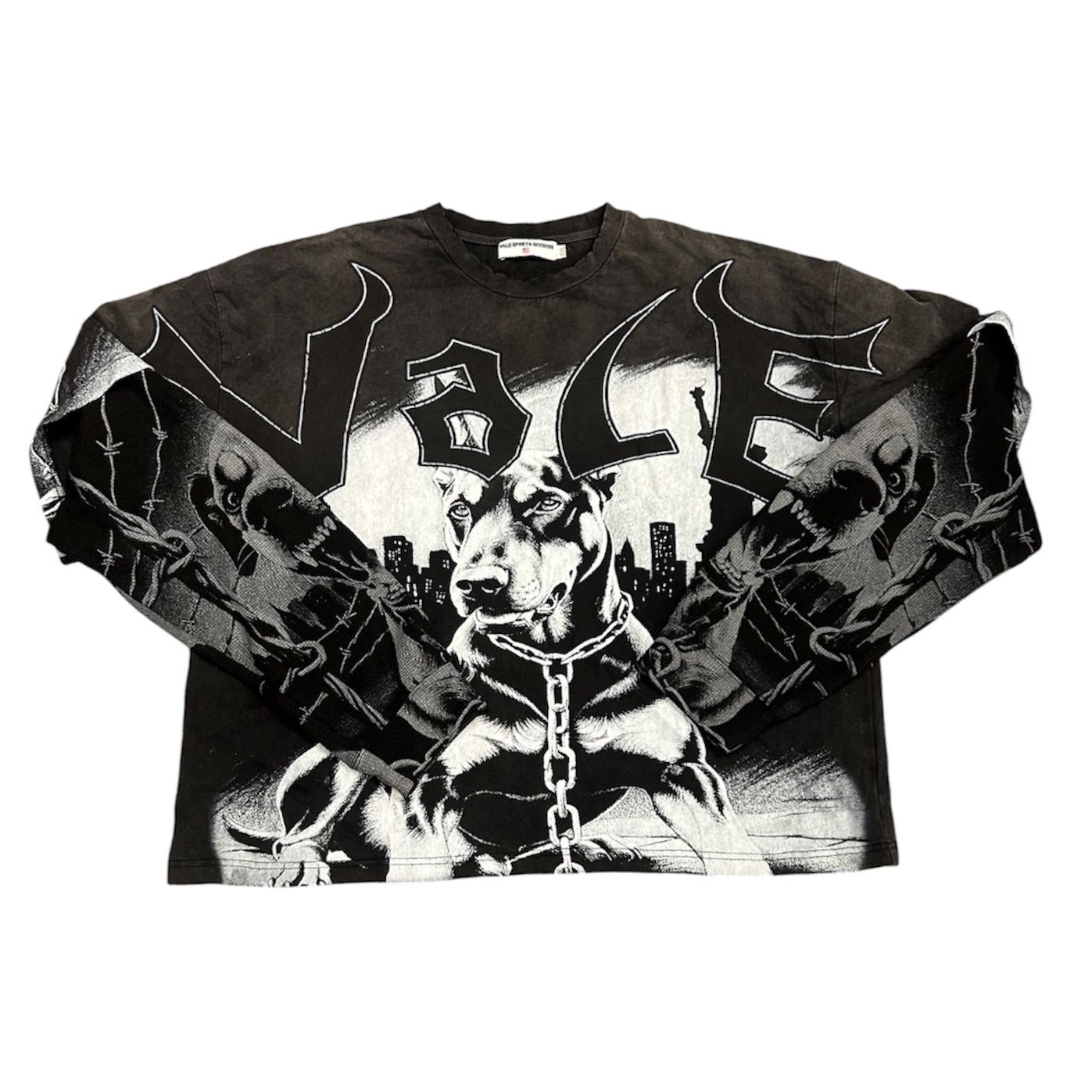 VALE DOG MONOCHROME L/S TEE (PREOWNED)