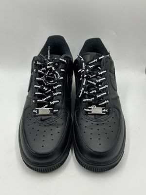 NIKE AIR FORCE 1 X SUPREME (BLACK) SZ 6