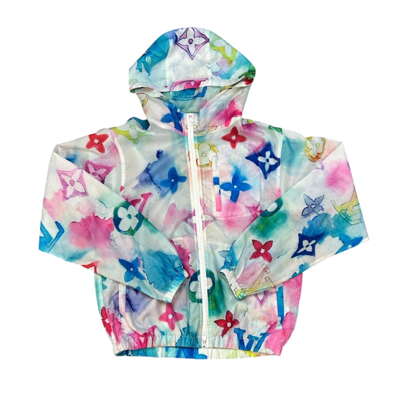 LOUIS VUITTON COLORFUL WATERCOLOR WINDBREAKER JACKET