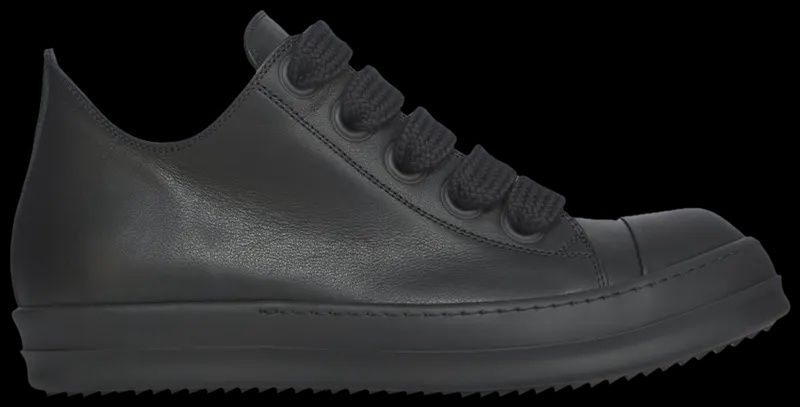 RICK OWEN BLACK TOWER JUMBOLACE LOW SNEAKS SNEAKERS