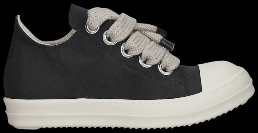 RICK OWENS CONCORDIANS JUMBO LACED LOW "BLACK MILK"