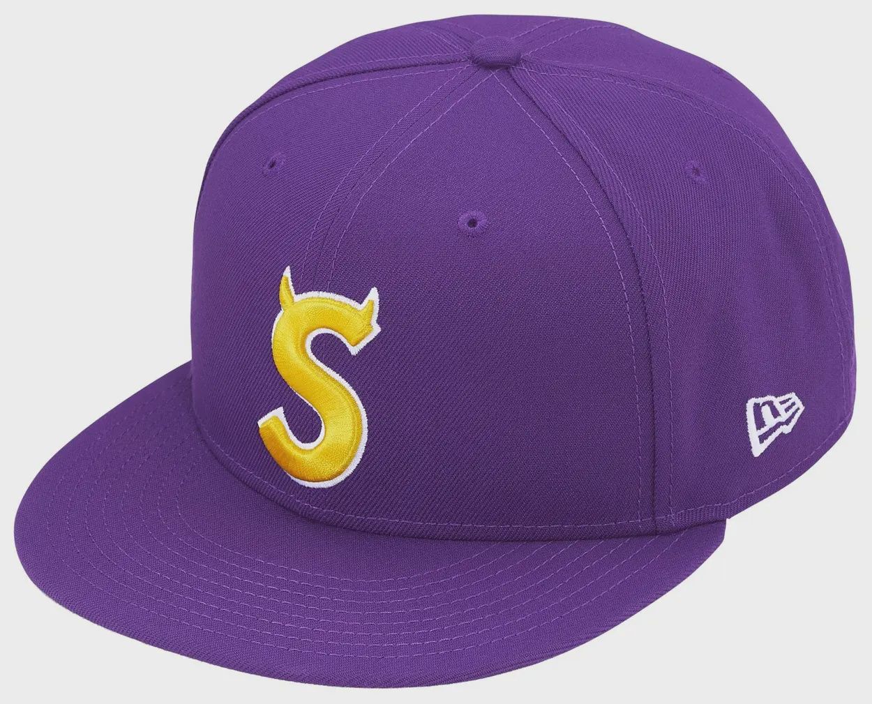 SUPREME DEVIL S LOGO NEW ERA "PURPLE"