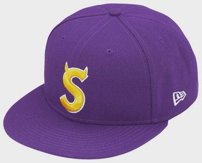 SUPREME DEVIL S LOGO NEW ERA "PURPLE"