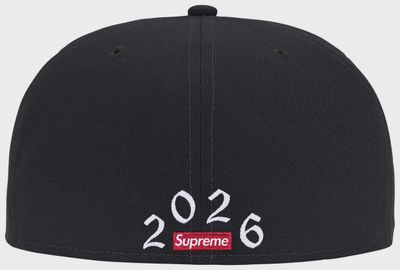 SUPREME DEVIL S LOGO NEW ERA "BLACK"