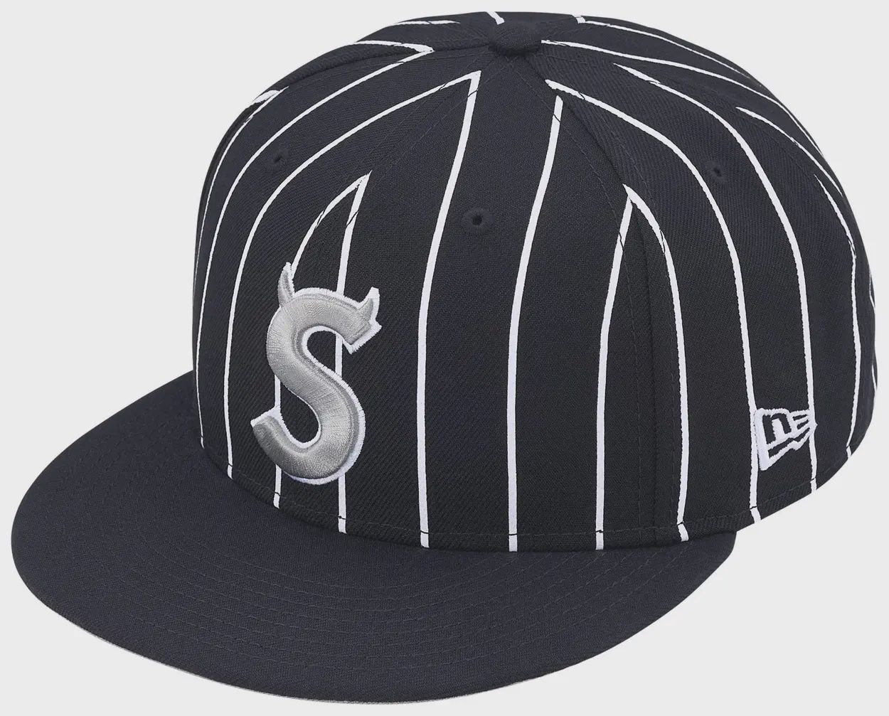 SUPREME DEVIL S LOGO NEW ERA "STRIPE"