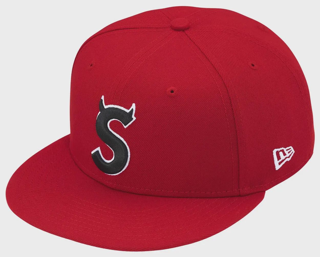 SUPREME DEVIL S LOGO NEW ERA "RED"