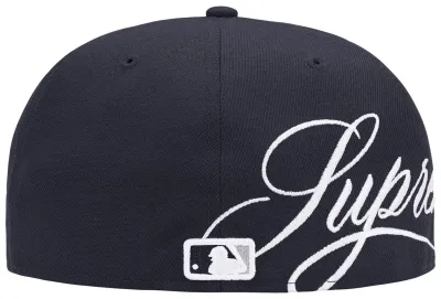 SUPREME X NEW YORK YANKEES NEW ERA "NAVY"