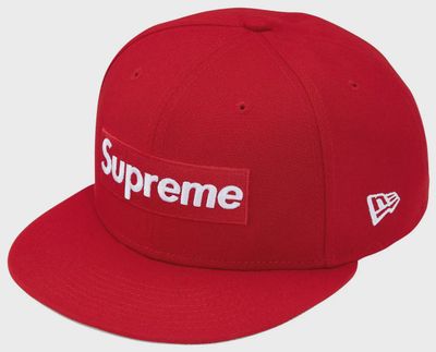 SUPREME GHOSTFACE BOX LOGO NEW ERA "RED"