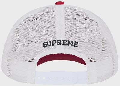 SUPREME WESTERN EMBROIDE MESH BACK 5-PANEL "RED"