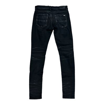 AMIRI MX1 BLACK/ RED PATCHES SZ 34