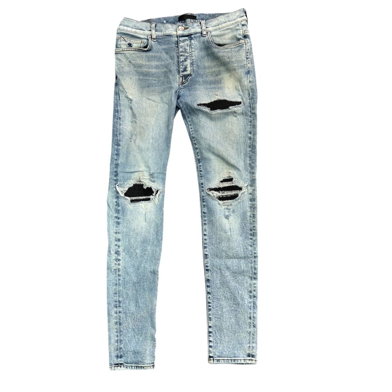 AMIRI MX-1 INDIGO/BLACK JEANS SZ 34